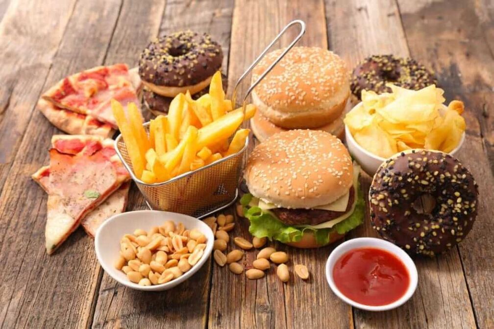 La comida chatarra provoca calvicie